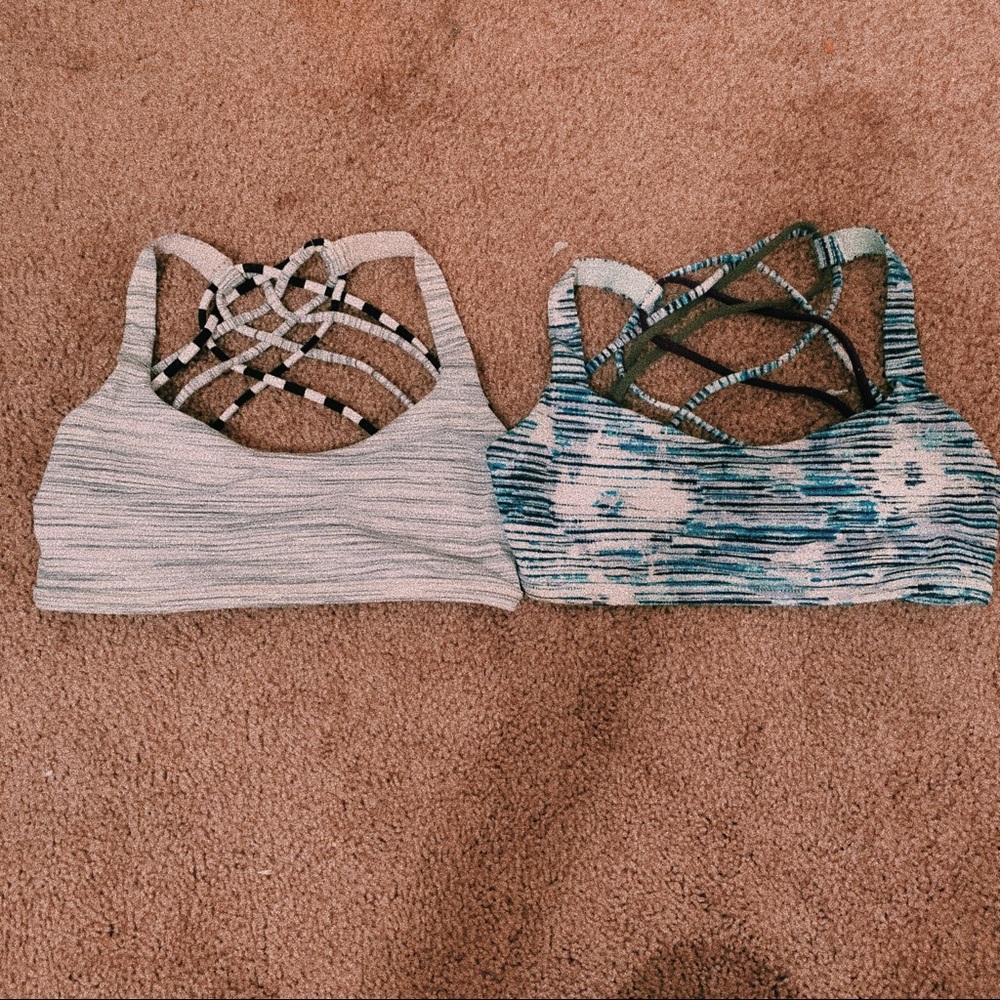 lululemon sports bra set